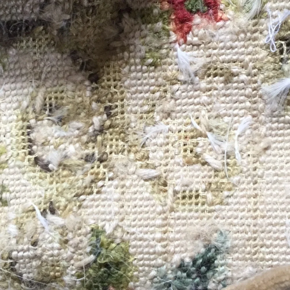 Needlepoint pillow case. As is